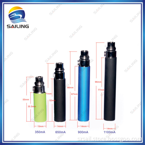 Electronic Cigarette EGO Battery (350mAh, 650mAh, 900mAh, 1100mAh)